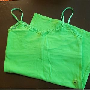 Aeropostale Cotton Lace Tank Top